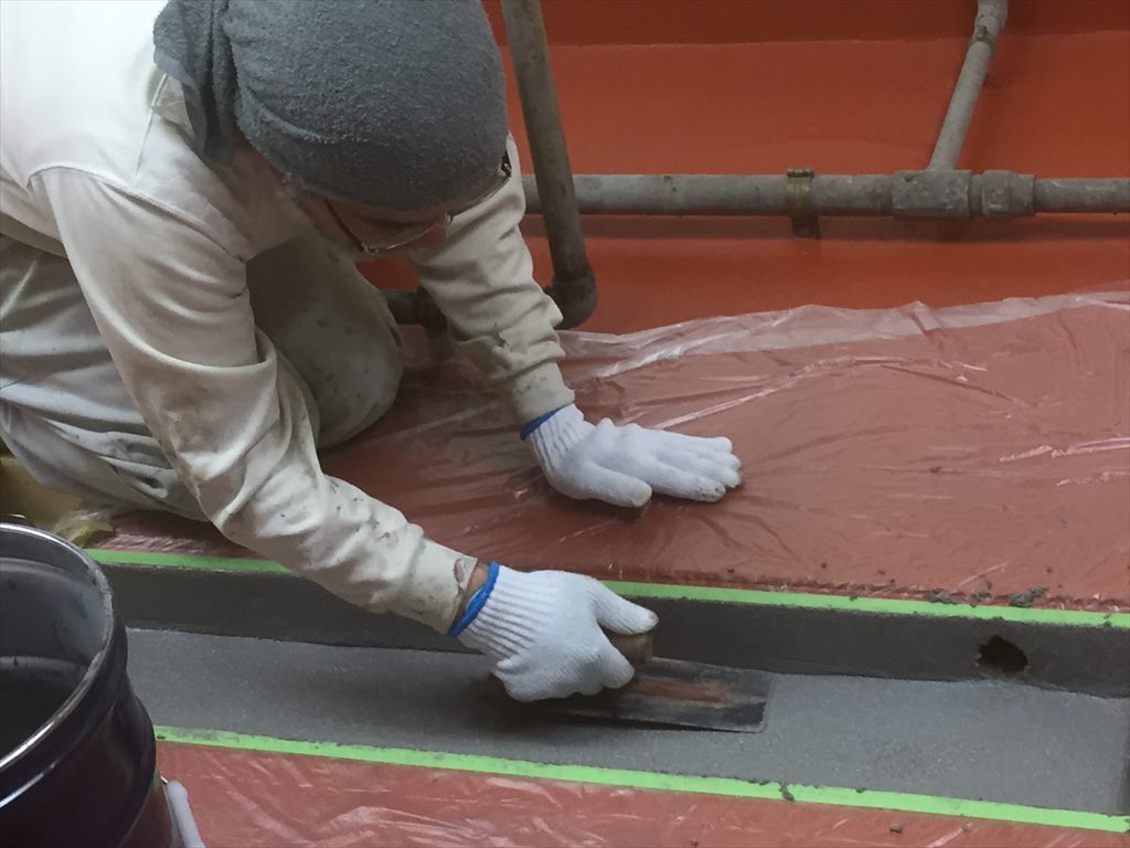 東京都千代田区神田の焼肉屋｜厨房防水から塗床（床塗装）へ改修工事：ケミクリートＭＳ