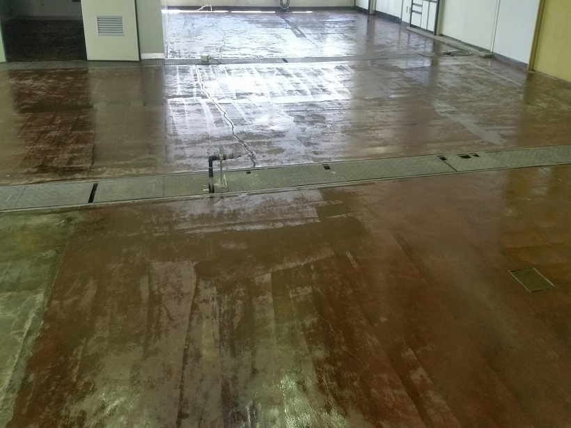 茨城県常総市の工場｜床改修で塗床（床塗装）工事：ケミクリートＥ