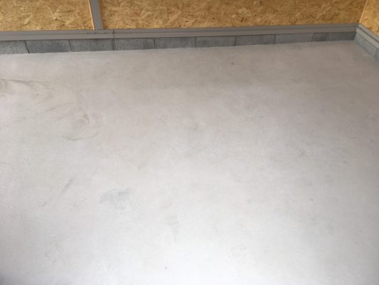さいたま市の個人邸｜ガレージ（駐車場・カーポート）のコンクリート床塗装工事：ケミクリートＥ