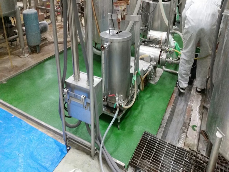 栃木県の食品工場｜床塗装（塗床）工事：タフクリートＭＨ