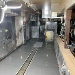 リニューアルオープンに伴うラーメン店厨房床改修工事完了後の様子｜埼玉県所沢市