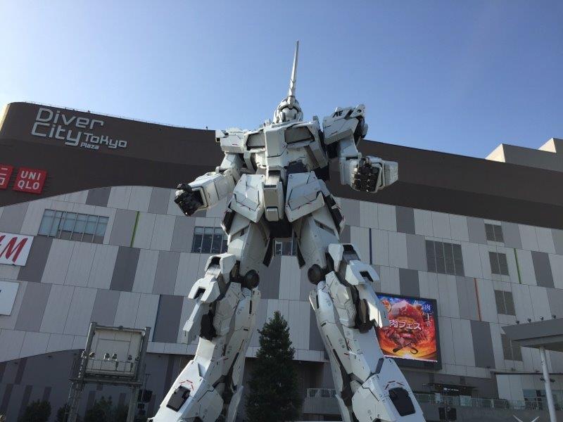 ガンダムの大型模型
