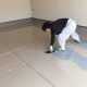 ケミクリートE（エポキシ樹脂塗床）を使用した塗床の上塗り